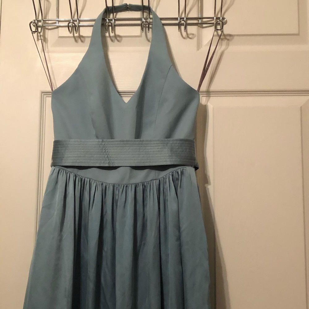 “Mist” blue Vera Wang bridesmaids dress. Worn once